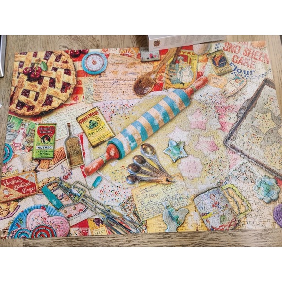 Masterpieces Jigsaw Puzzles Pastry Party 1000 EZ-Grip pieces Complete - Picture 2 of 6